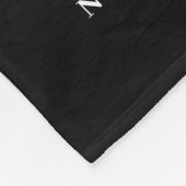 Couverture Polaire Typographie moderne parties scintillant d'or chic (Coin)