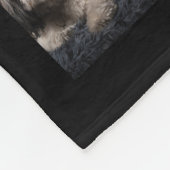 Couverture Polaire Typographie personnalisée et collage photo (Coin)