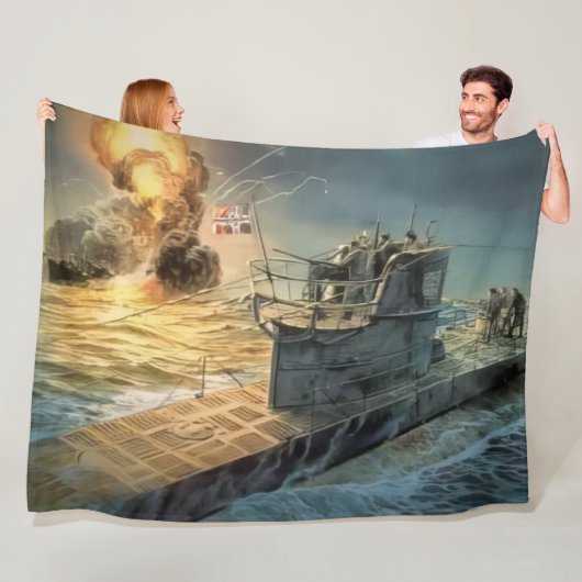 COUVERTURE POLAIRE U-BATEAU ALLEMAND (En situation)