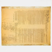 COUVERTURE POLAIRE U.S. CONSTITUTION (Devant (Horizontal))