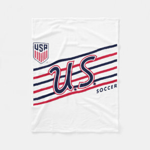 Couverture Polaire U.s. Soccer Rétro Perform White Usmnt Officielleme
