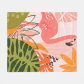 Couverture Polaire UA Flamant rose Jungle II (Devant (Horizontal))