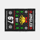 Couverture Polaire Ugly Christmas 67 Meme Design Funny Six Seven Hand (Devant (Horizontal))