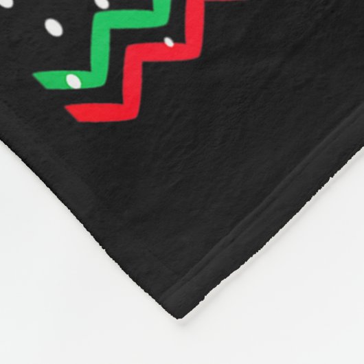 Couverture Polaire Ugly Christmas Sweater Design Plaid Reindeer  (Coin)