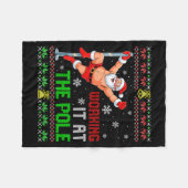 Couverture Polaire Ugly Christmas Sweater Working It At The Le Funny (Devant (Horizontal))