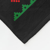 Couverture Polaire Ugly Merry Christmas Santa Hat Tree Astronaut Hold (Coin)