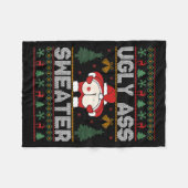 Couverture Polaire Ugly Sweater Christmas  (Devant (Horizontal))