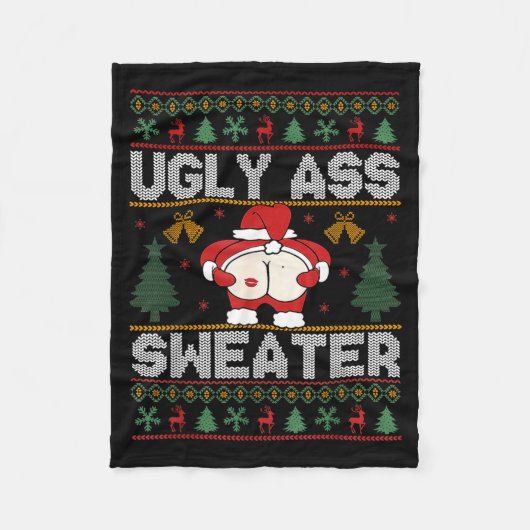 Couverture Polaire Ugly Sweater Christmas  (Devant)