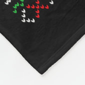 Couverture Polaire Ugly Sweater Christmas Bobtail Dog Santa Hat Pajam (Coin)