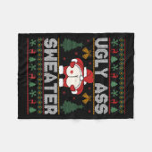 Couverture Polaire Ugly Sweater Christmas Long Sleeve  (Devant (Horizontal))