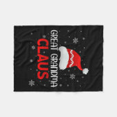 Couverture Polaire Ugly Sweater Christmas Matching Costume Great Gran (Devant (Horizontal))