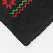 Couverture Polaire Ugly Xmas Sweater Style Fire Truck Firefighter Chr (Coin)