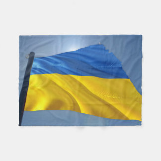 Couverture Polaire Ukraine Drapeau - Guerre, Politique, Souffrance