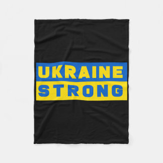 Couverture Polaire Ukraine Fort Soutien Ukraine