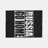 Couverture Polaire Ukraine Support Russia Go Home Meme Vladimir Putin (Devant (Horizontal))