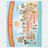 Couverture Polaire Ultimate Sunny California Sherpa Blanket (Devant)