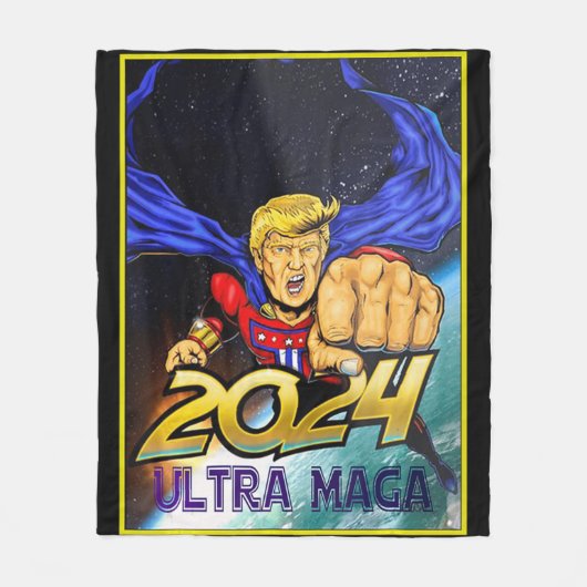 Couverture Polaire Ultra MAGA Fun Pro Trump Maga Super Ultra Maga (Devant)