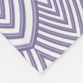 Couverture Polaire Ultra Violet Arborescence pétoncles Nom du monogra (Coin)