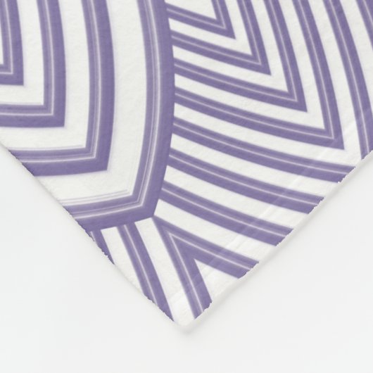 Couverture Polaire Ultra Violet Arborescence pétoncles Nom du monogra (Coin)