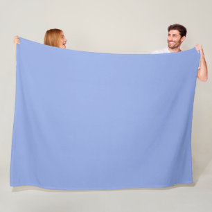 Couverture Polaire Ultramarine Lumière Solide Bleu
