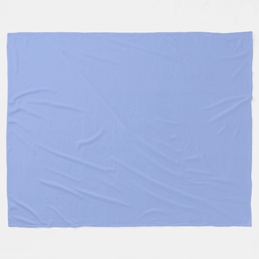 Couverture Polaire Ultramarine Lumière Solide Bleu (Devant (Horizontal))