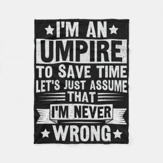 Couverture Polaire Umpire Funny Sketll Design For An Umpire 