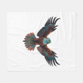 Couverture Polaire Un aigle... (Devant (Horizontal))