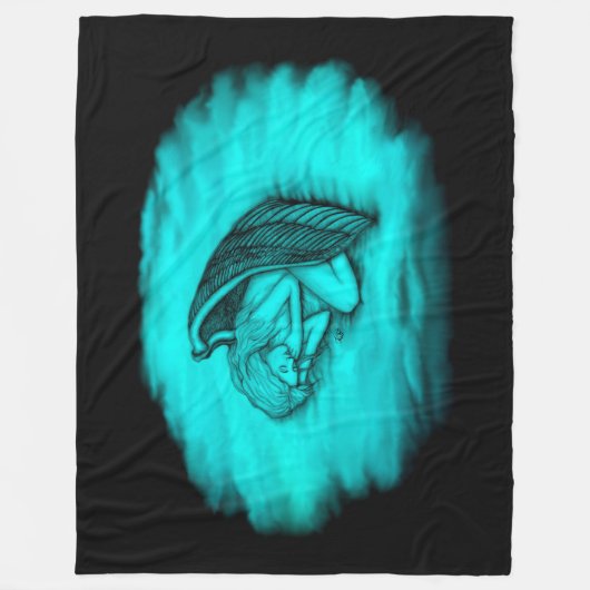 Couverture Polaire Un ange endormi (Devant)