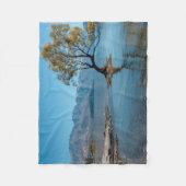 Couverture Polaire Un arbre dans un lac (Devant)