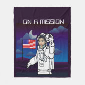 Couverture Polaire Un astronaute sur la lune Un garçon de l'espace ex (Devant)