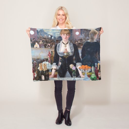 Couverture Polaire Un bar aux Folies-Bergere, Manet (En situation)