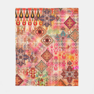 Couverture Polaire Un beau motif ethnique sans couture sur digi Abstr