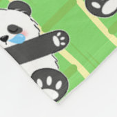 Couverture Polaire Un bébé panda mignon dormant paisiblement (Coin)