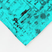 Couverture Polaire Un bleu turquoise grinçant sans couleur. Éléments  (Coin)