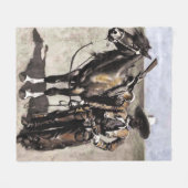 Couverture Polaire Un Buccaro mexicain au Texas par Frederic Remingto (Devant (Horizontal))