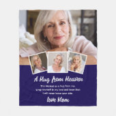 Couverture Polaire Un câlin du ciel Photo Memorial Keepsaké (Devant)