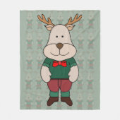 Couverture Polaire Un cerf mignon (Devant)