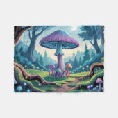 Couverture Polaire Un champignon violet (Devant (Horizontal))