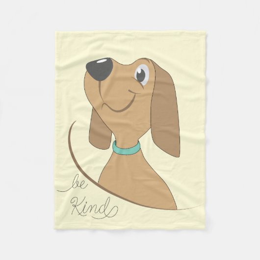 Couverture Polaire Un chien en forme (Devant)