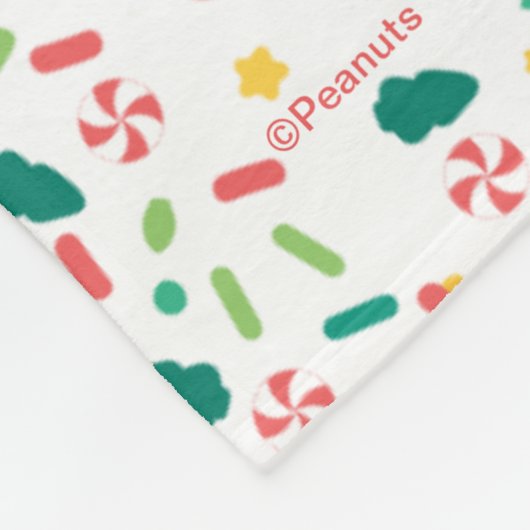 Couverture Polaire Un clin d'oeil à Noël Motif (Coin)