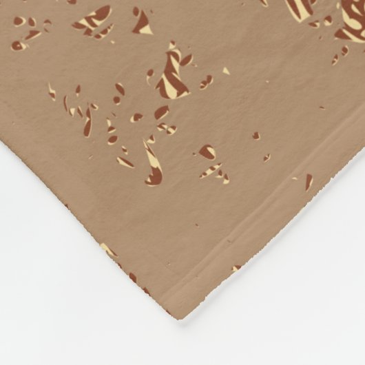 Couverture Polaire Un design grandiose. Arrière - plan en cuivre bril (Coin)