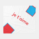 Couverture Polaire un drap avec beacoup d'amour ^^ (Devant (Horizontal))