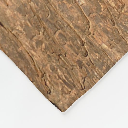 Couverture Polaire Un écureuil de palme indien sur un tronc d'arbre (Coin)