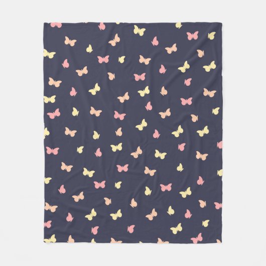 Couverture Polaire Un flottement des papillons (Devant)