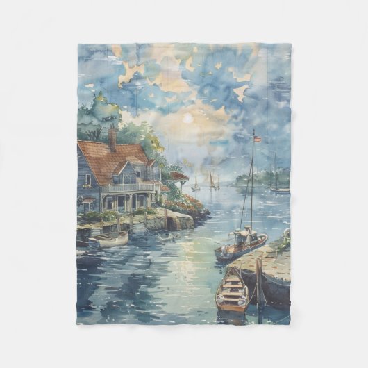 Couverture Polaire Un havre paisible (Devant)