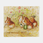 Couverture Polaire Un jardin de cochons de Guinée par Beatrix Potter (Devant (Horizontal))