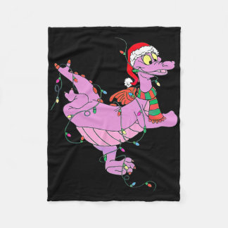Couverture Polaire Un joli Dragon Figurant Noël