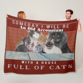 Couverture Polaire Un jour, je serai ... Avec Une Maison Pleine De Ch