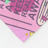 Couverture Polaire Un livre par jour garde la réalité loin - mignon a (Coin)