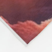 Couverture Polaire Un magnifique Sky Vibe onirique à nuages multicolo (Coin)